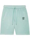 Zadig & Voltaire Party Skull Cotton Shorts In Green