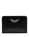 Zadig & Voltaire Porte-cartes Zv Pass In Noir
