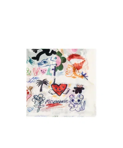 Zadig & Voltaire Pattern Scarf In Multi