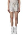 Zadig & Voltaire Paxi Jacquard Wings Shorts In Scout