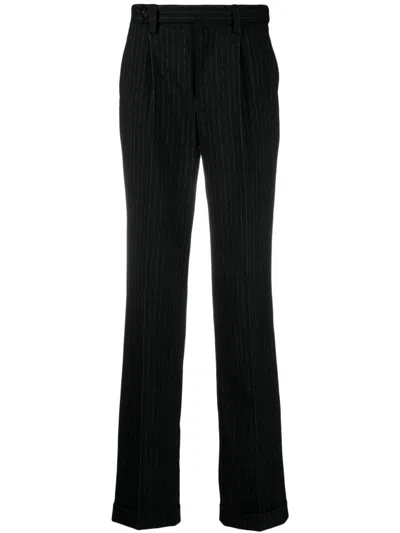 Zadig & Voltaire Pinstripe-pattern Tailored Trousers In Black
