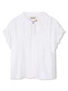 Zadig & Voltaire Bluse Mit Biesendetail In Weiss