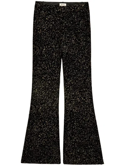 Zadig & Voltaire Prevy Trousers In Black