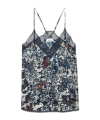 Zadig & Voltaire Christy Soft Butterfly Graphic Top In Black
