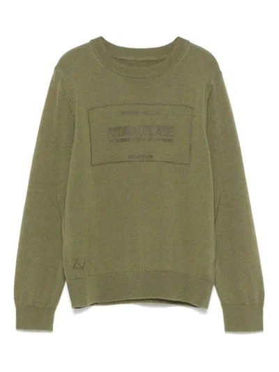 Zadig & Voltaire Kids' Raised-logo Sweater In 64h