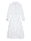 Zadig & Voltaire Rajae Tiered Midi Dress In White