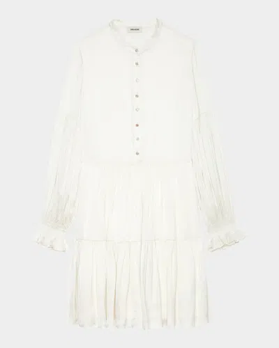 ZADIG & VOLTAIRE RANDY SATIN MINI DRESS