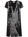 Zadig & Voltaire Rashu Sequin Mini Dress In Black