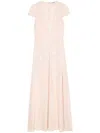 Zadig & Voltaire Ravir Silk Maxi Dress In Neutrals