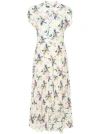 ZADIG & VOLTAIRE RAZY FLORAL-PRINT MIDI DRESS