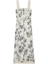 Zadig & Voltaire Womens Renaid Sleeveless Printed Cotton Maxi Dress Ecru In Neutrals