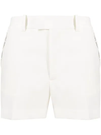 Zadig & Voltaire Rhinestone-embellished Shorts In White