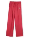 Zadig & Voltaire Rhinestone-embellished Trousers In Red