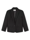 Zadig & Voltaire Rhinestone-slogan Blazer In Black