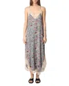Zadig & Voltaire Rystyl Midi Dress In Mist