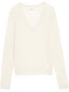 Zadig & Voltaire Womens Rivy Embroidered-wings Cashmere Jumper Ecru Xs In White