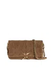 Zadig & Voltaire Rock Clutch Bag In Brown