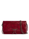 Zadig & Voltaire Rock Clutch Bag In Red