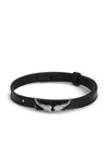 Zadig & Voltaire Rock Leather Bracelet In Black