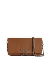 Zadig & Voltaire Rock Leather Shoulder Bag In Heritage