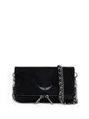 Zadig & Voltaire Rock Nano Clutch Bag In Black