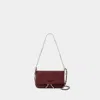 ZADIG & VOLTAIRE ROCK NANO SHOULDER BAG - ZADIG & VOLTAIRE - LEATHER - BORDEAUX