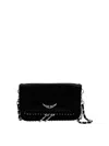 Shop Zadig & Voltaire Rock Nano Shoulder Bag In Black