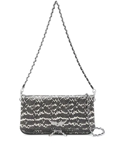 Zadig & Voltaire Rock Wild Clutch In Nude