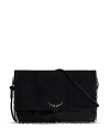 Zadig & Voltaire Rock Xl Clutch In Noir