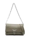 Zadig & Voltaire Rocky Cross Body Bag In Green
