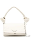 ZADIG & VOLTAIRE ROCKY ETERNAL LEATHER SHOULDER BAG