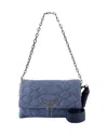 Zadig & Voltaire Zadig&voltaire Rocky Xl Scale Glitter Crossbody In Blue