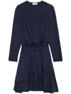 Zadig & Voltaire Rogers Jac Leo Minidress In Blau