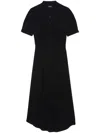 Zadig & Voltaire Womens Rimaz Short-sleeved Woven Midi Dress Black In Black