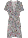 Zadig & Voltaire Zadig&voltaire Multicolor Viscose Dress In Blue