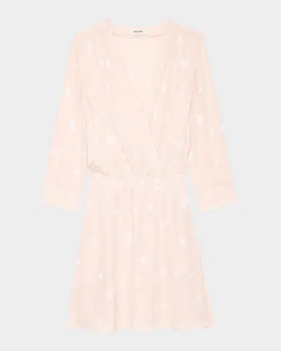 ZADIG & VOLTAIRE RUCAS FLASH HEART MINI DRESS
