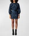 Zadig & Voltaire Sequin Dress In Encre