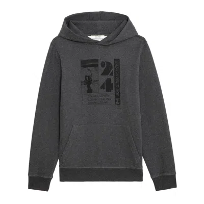 Zadig & Voltaire Sanchi Photoprint Sweatshirt In Grey