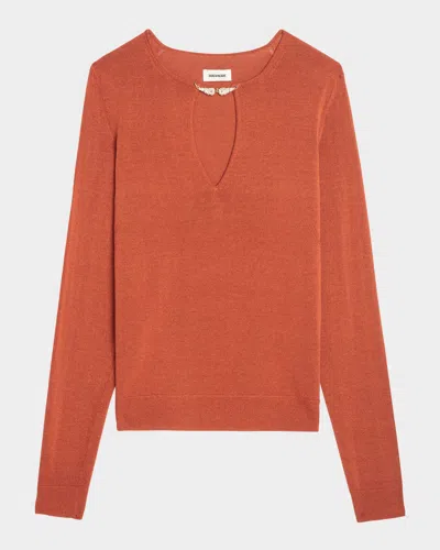 ZADIG & VOLTAIRE SAYAN COTTON-BLEND SWEATER