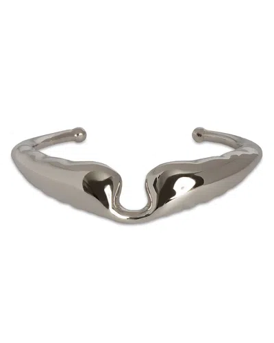 Zadig & Voltaire Shiny Wings Bangle Bracelet In Metallic