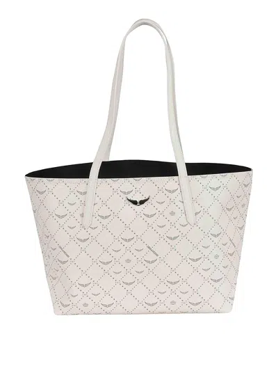 Zadig & Voltaire Shopping Bag In Printed Leather