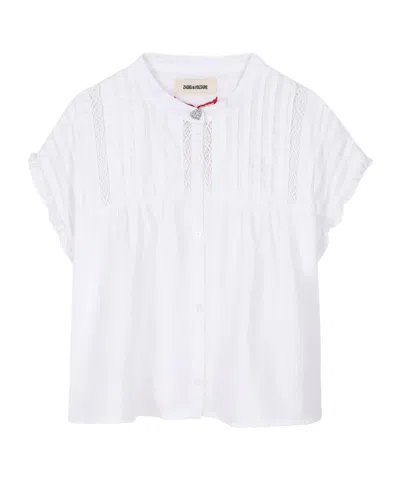 ZADIG & VOLTAIRE SHORT SLEEVE SHIRT