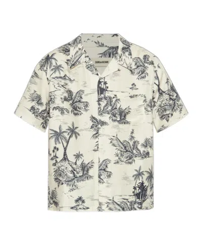 Zadig & Voltaire Short-sleeved Shirt In White