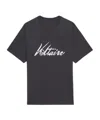 Zadig & Voltaire Teddy Cotton Voltaire Graphic Tee In Black