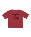 Zadig & Voltaire Graphic Print Cotton T-shirt In Red