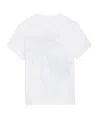 Zadig & Voltaire Short-sleeved T-shirt With Palm Tree Print. In White