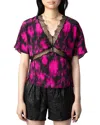 Zadig & Voltaire Tzar Blouse In Noir