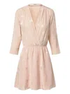 Zadig & Voltaire Rucas Jac Flash Heart Silk Dress In Pink