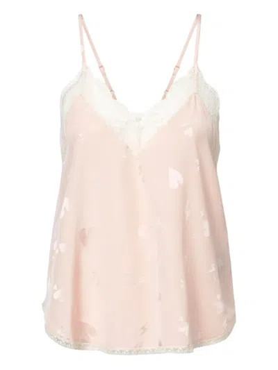 Zadig & Voltaire Silk Top In Pink