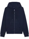 Zadig & Voltaire Skull Zip-up Hoodie In Blue